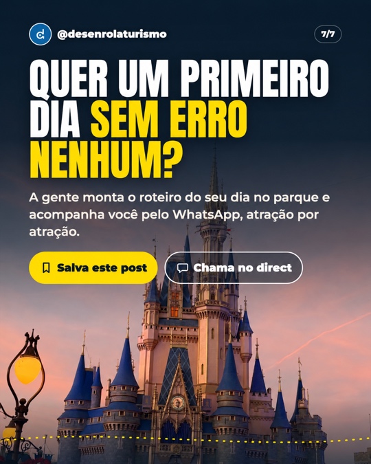 Chamada final: quer um primeiro dia sem erro nenhum? Salva este post e chama no direct