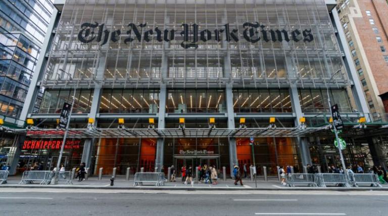 New York Times fecha acordo com a Amazon para fornecer conteúdo a sistemas de I.A.